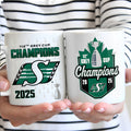 Saskatchewan Roughriders 2025 Grey Cup Champions Ceramic Mug – MAITM13860