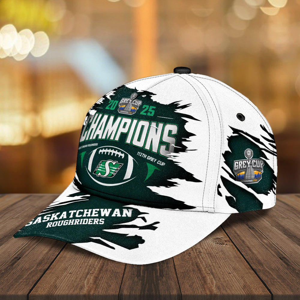 Saskatchewan Roughriders 2025 Grey Cup Champions Classic Cap – MAITM13800