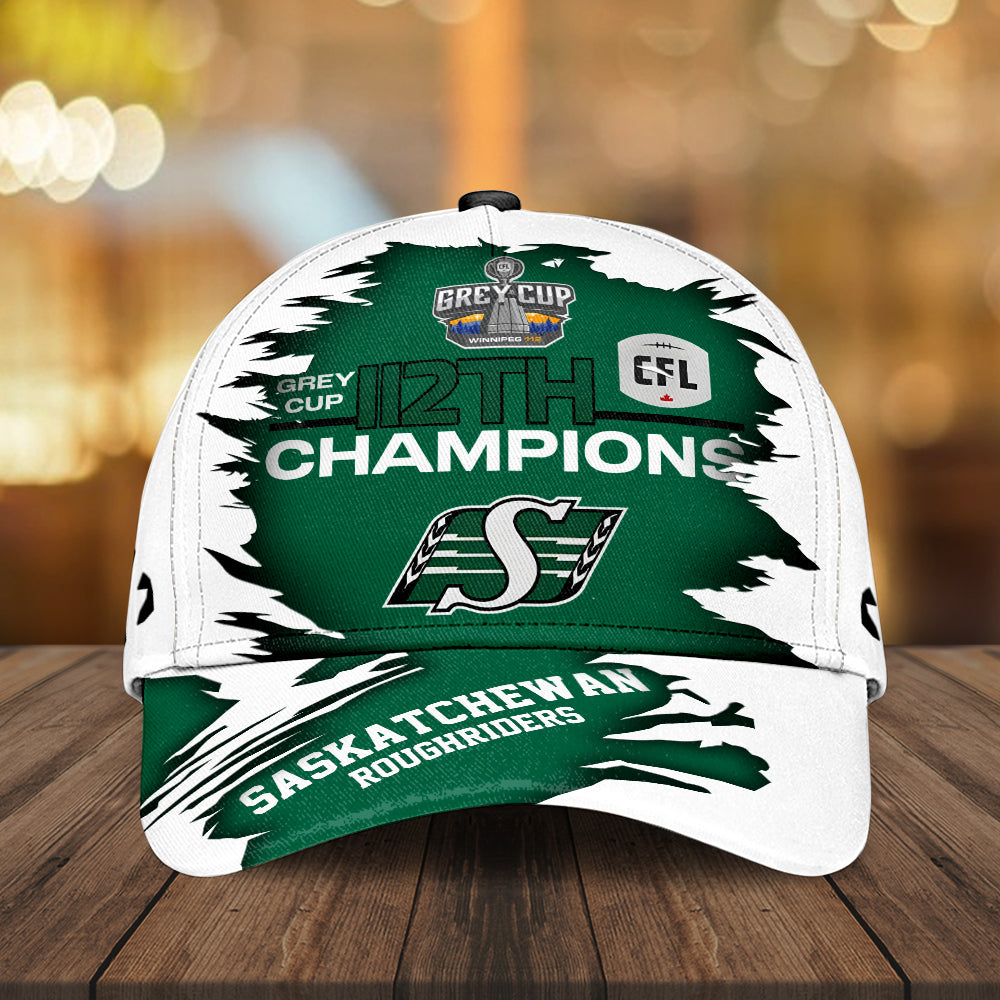 Saskatchewan Roughriders 2025 Grey Cup Champions Classic Cap – MAITM13807