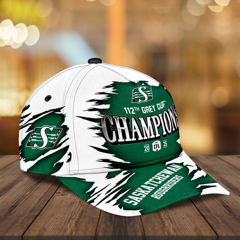 Saskatchewan Roughriders 2025 Grey Cup Champions Classic Cap – MAITM13810