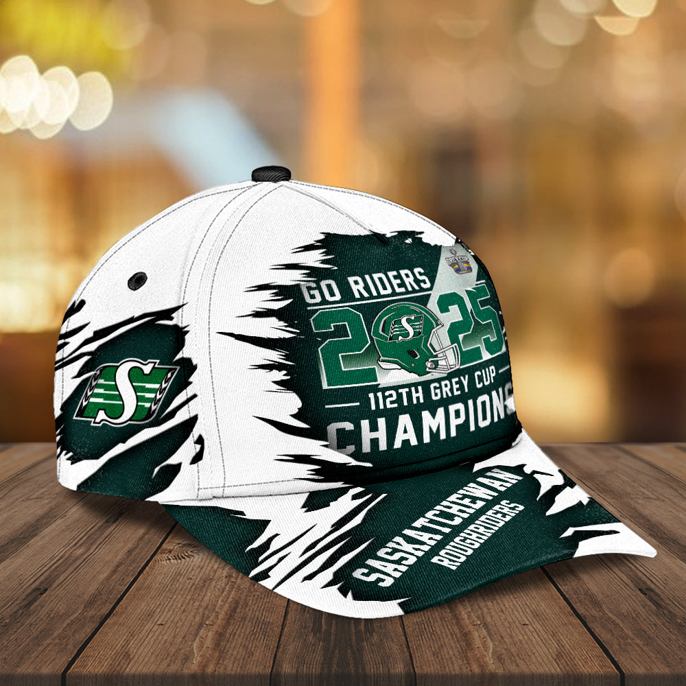 Saskatchewan Roughriders 2025 Grey Cup Champions Classic Cap – MAITM13855