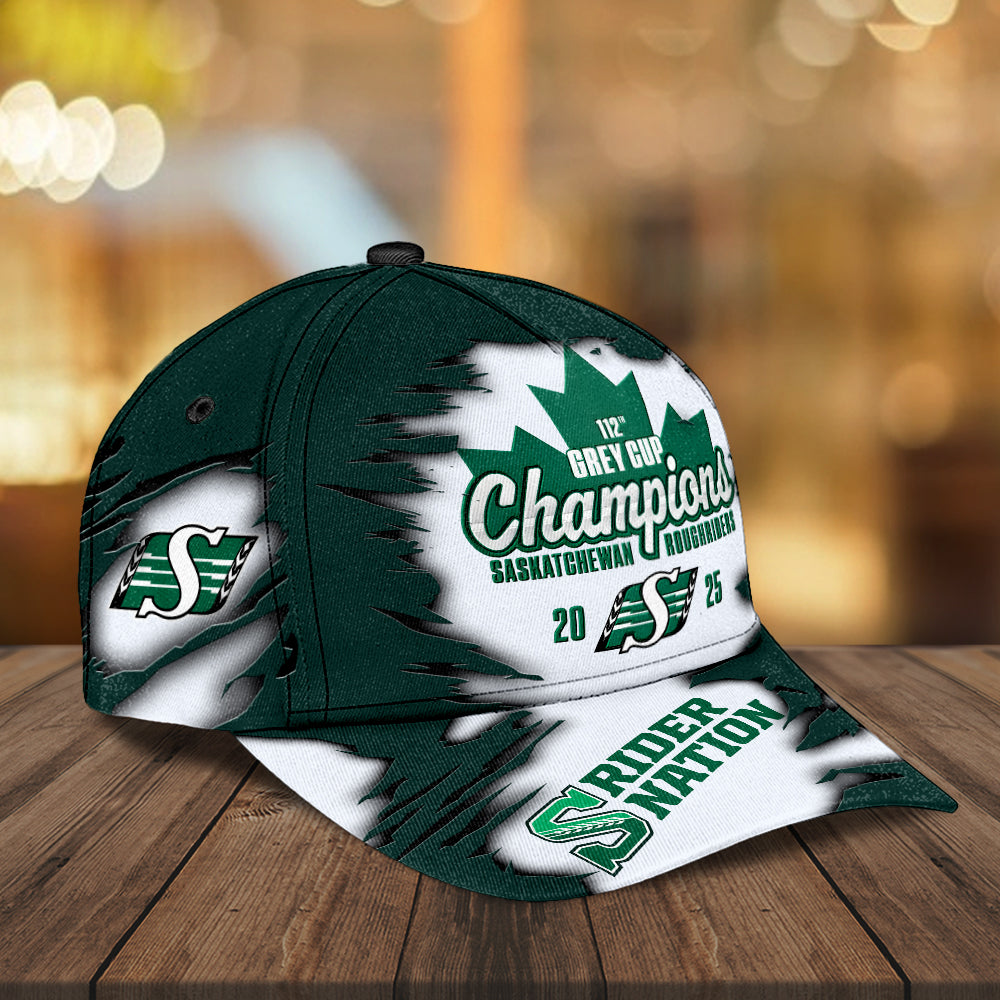 Saskatchewan Roughriders 2025 Grey Cup Champions Classic Cap – MAITM13864