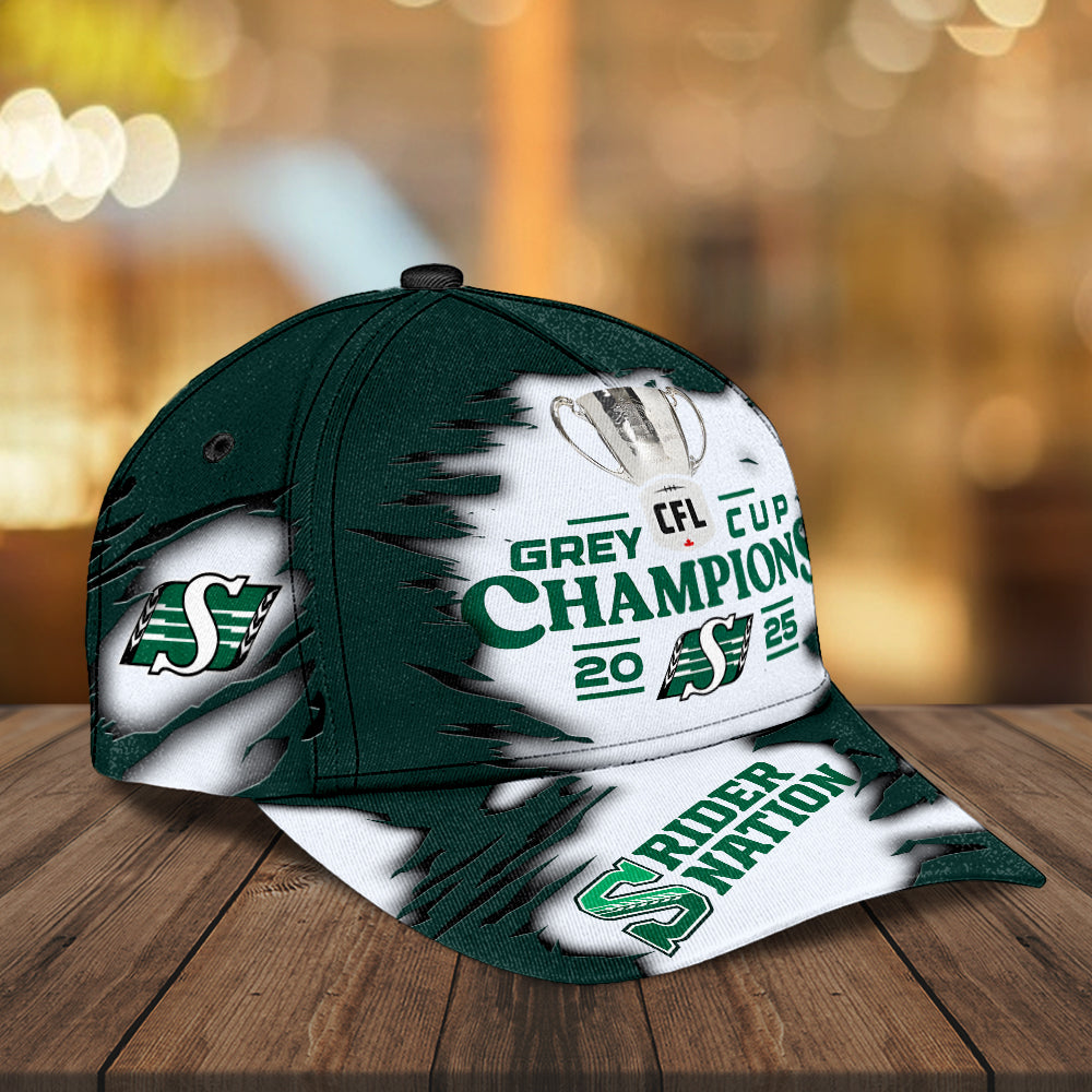 Saskatchewan Roughriders 2025 Grey Cup Champions Classic Cap – MAITM14045