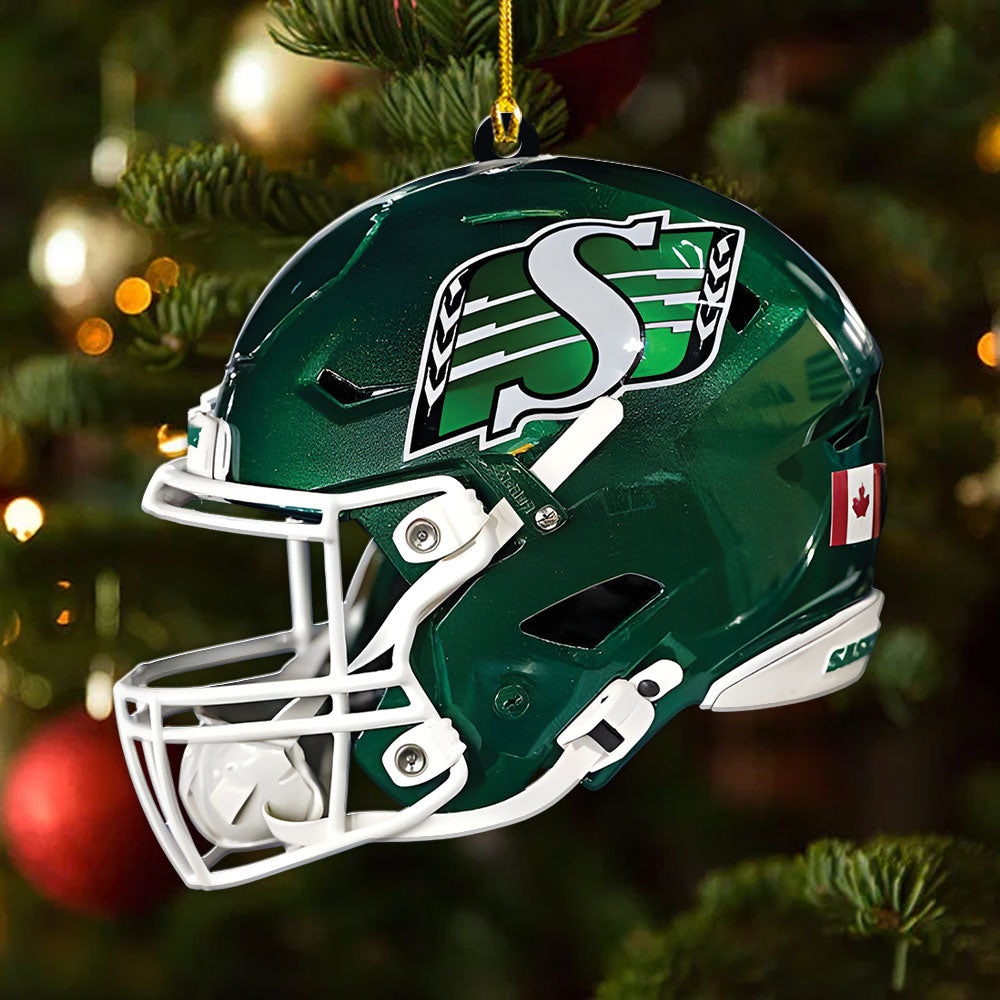 Saskatchewan Roughriders 2025 Grey Cup Champions Custom Shape 2-sided Acrylic Ornament – TANTN18846