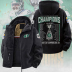 Saskatchewan Roughriders 2025 Grey Cup Champions Hooded Velvet Jacket – GNENEW767