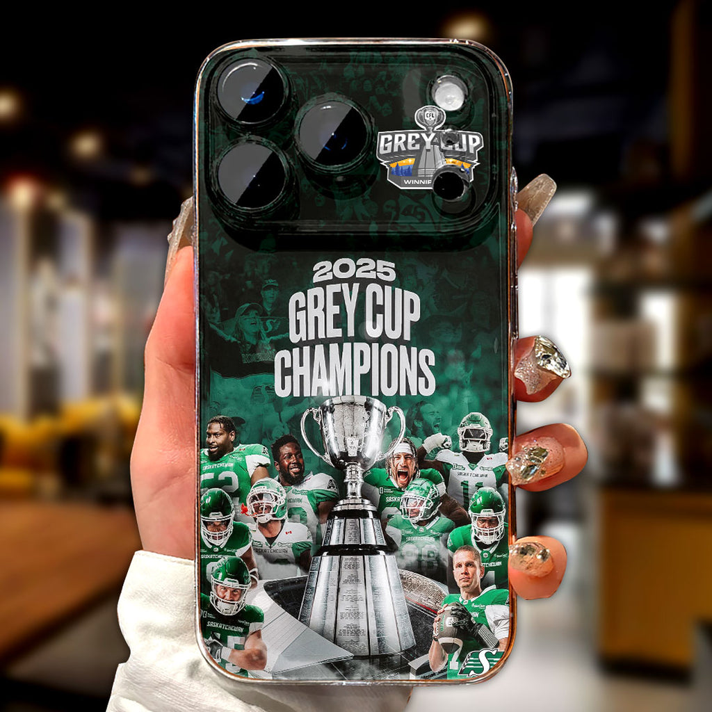 Saskatchewan Roughriders 2025 Grey Cup Champions Phone Case – MAITM13817