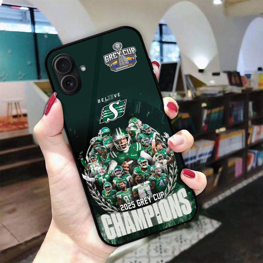 Saskatchewan Roughriders 2025 Grey Cup Champions Phone Case – MAITM13841