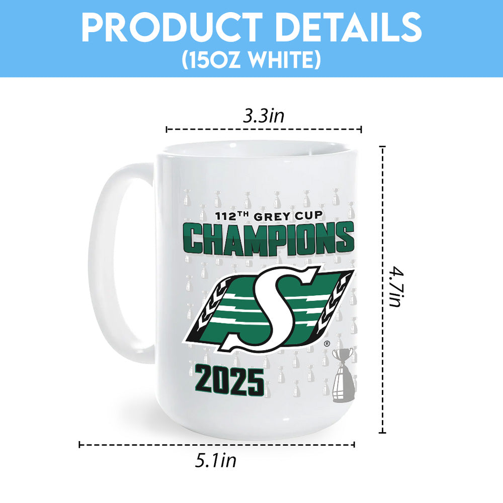 Saskatchewan Roughriders Ceramic Mug – TMTHU2296