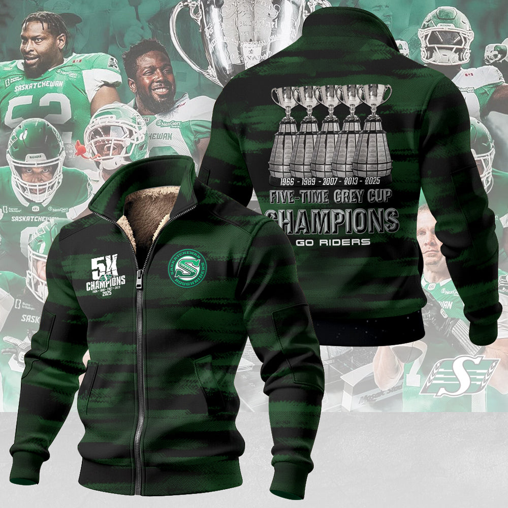 Saskatchewan Roughriders Thick Knit Fleece Jacket – TMTHU2508