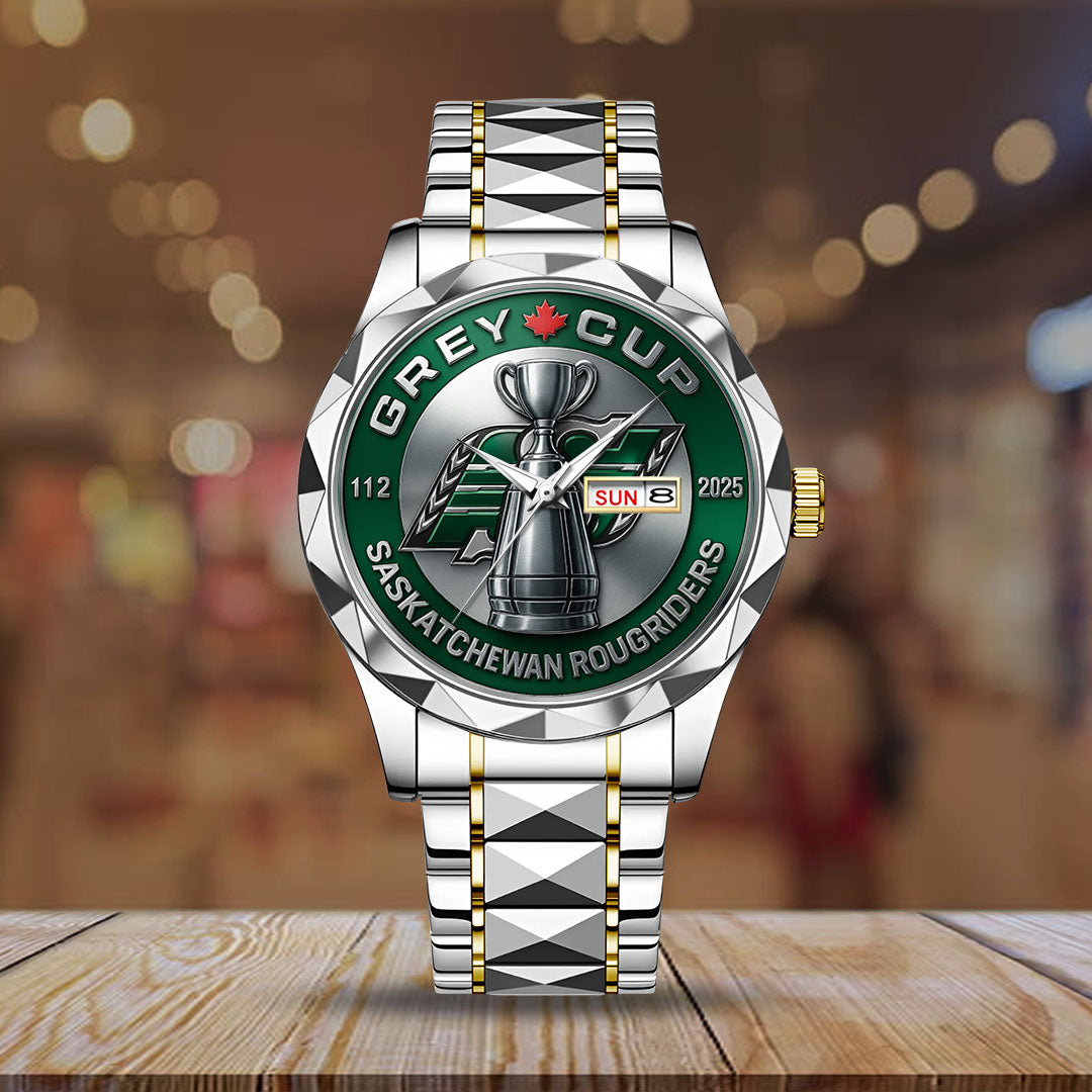 Saskatchewan Roughriders Alloy Luxury Quartz Watch – TMTHU2298