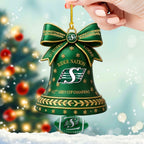 Saskatchewan Roughriders 2025 Grey Cup Champions Custom shape 2-sided Acrylic Car Ornament – TMHU2241