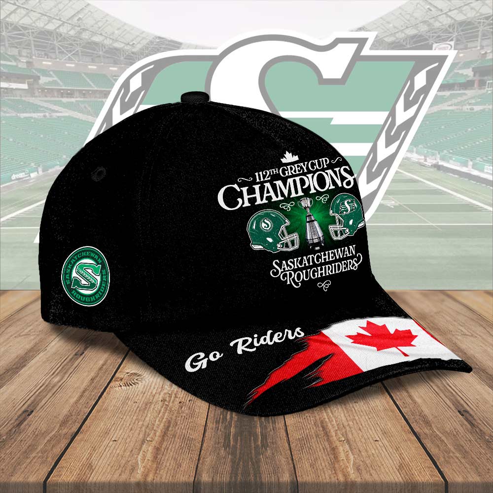 Saskatchewan Roughriders 2025 Grey Cup Champions Classic Cap – HOATT14724
