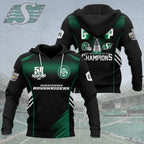 Saskatchewan Roughriders 2025 Grey Cup Champions 3D Apparel – HOATT14802