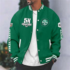 Saskatchewan Roughriders 2025 Grey Cup Champions Varsity Jacket – HOATT14862