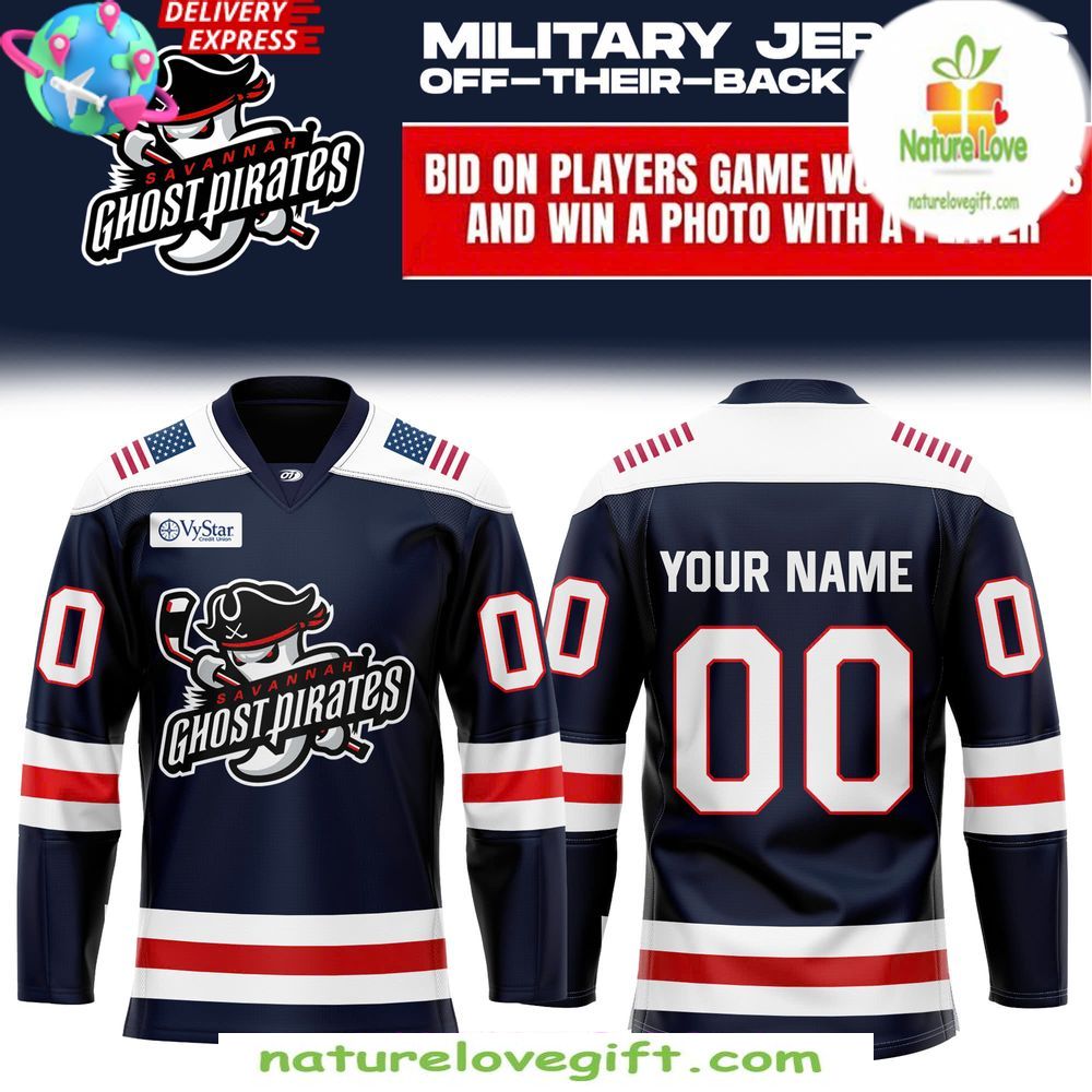 Ghost Pirates Military Appreciation Jersey 2026 Hockey