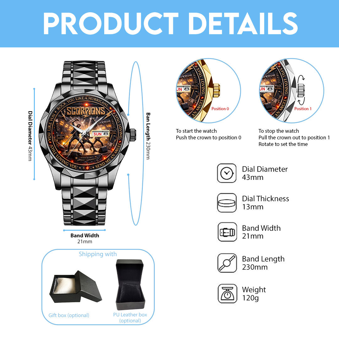 Scorpions Alloy Luxury Quartz Watch – TANTN21288