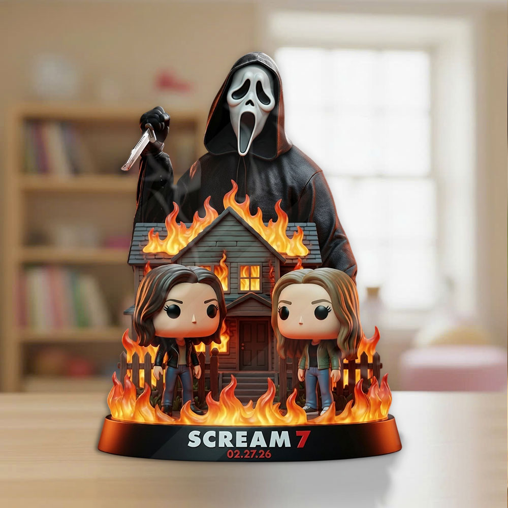 Scream 30th Anniversary Custom Shape Acrylic Plaque – TMTHU3936