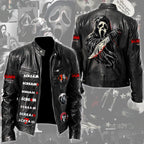 Scream Motorcycle Leather Jacket – TMTHU3916