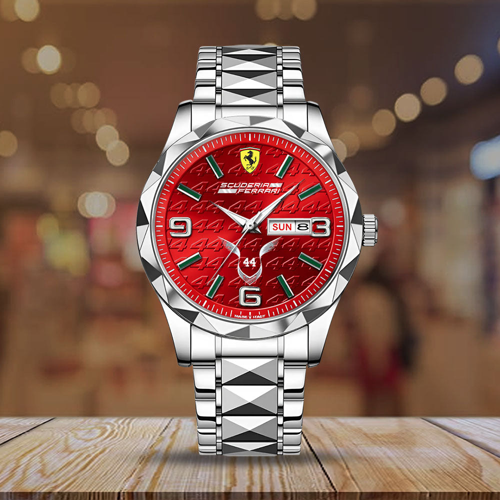 Scuderia Ferrari x Lewis Hamilton Alloy Luxury Quartz Watch – TMTHU4401