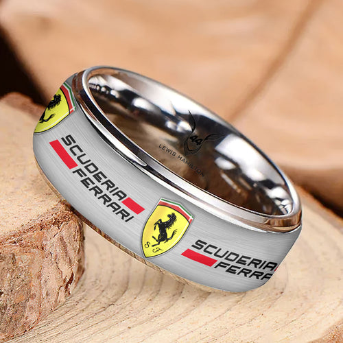 Scuderia Ferrari x Lewis Hamilton Custom Alloy Ring – MAITM14728