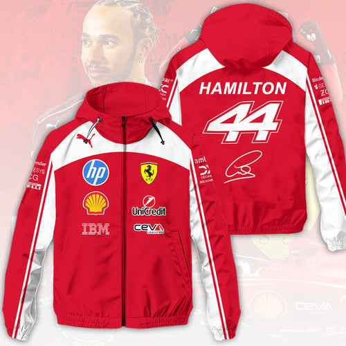 Scuderia Ferrari x Lewis Hamilton 3D Windbreaker Jacket – HOATT16021