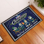 Seattle Seahawks 2025 Super Bowl LX Champions Custom Doormat – GNE5917