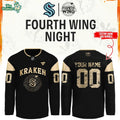 Seattle Kraken 2026 Fourth Wings Night Special Hockey Jersey