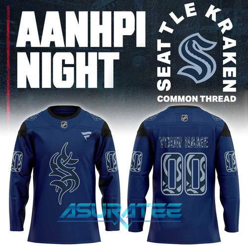 Seattle Kraken AANHPI Night 2026 Hockey Jersey