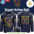 Seattle Kraken 2026 Hispanic Heritage Jersey Hockey Custom