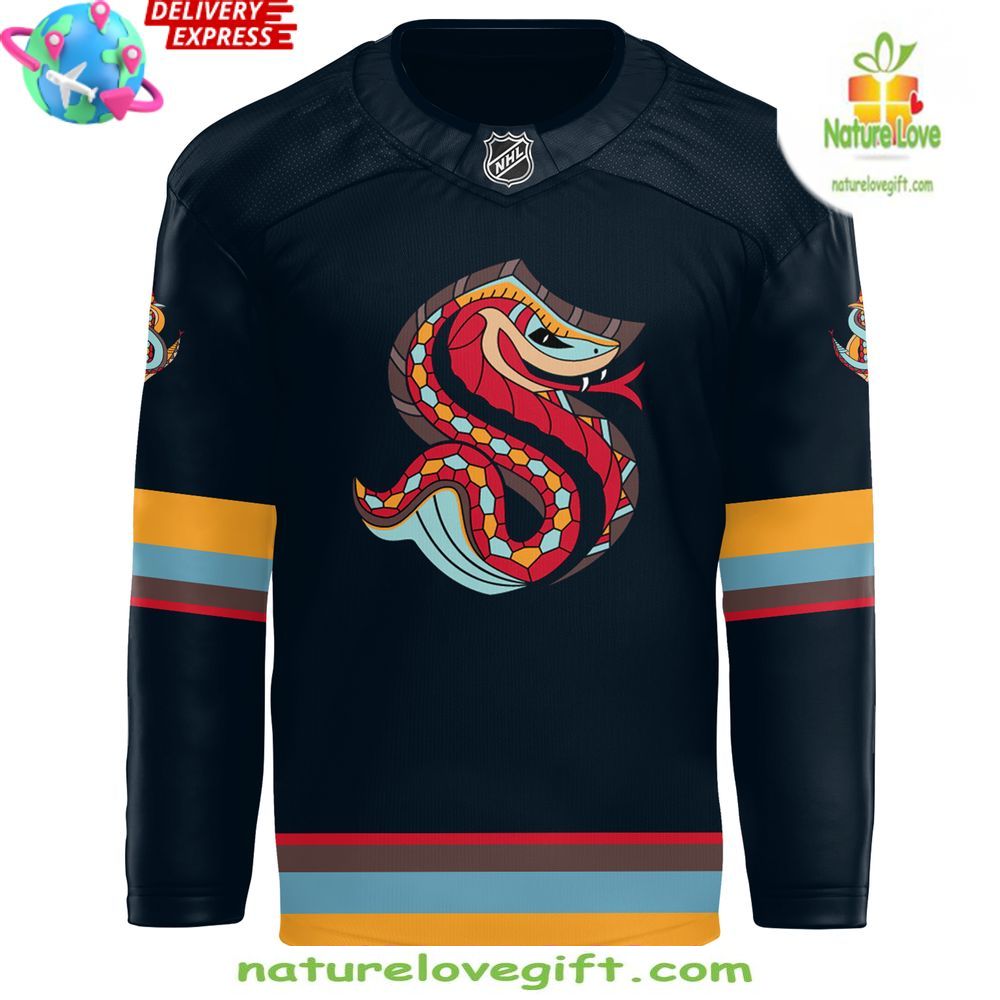 Seattle Kraken 2026 Lunar New Year Hockey Jersey Custom