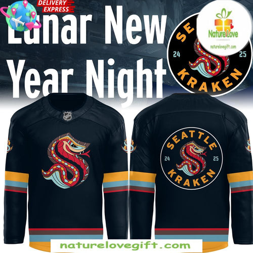 Seattle Kraken 2026 Lunar New Year Hockey Jersey