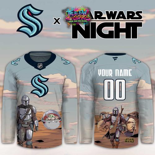 Seattle Kraken Star Wars Night 2026 Limited Personalized Hockey Jersey