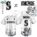 Seattle Mariners x One Piece Jersey 2026 Luffy Gear 5