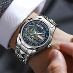 Seattle Seahawks 2025 NFC Champions Alloy Luxury Quartz Watch – MAITM14619