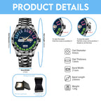 Seattle Seahawks 2025 NFC Champions Alloy Luxury Quartz Watch – TANTN20638