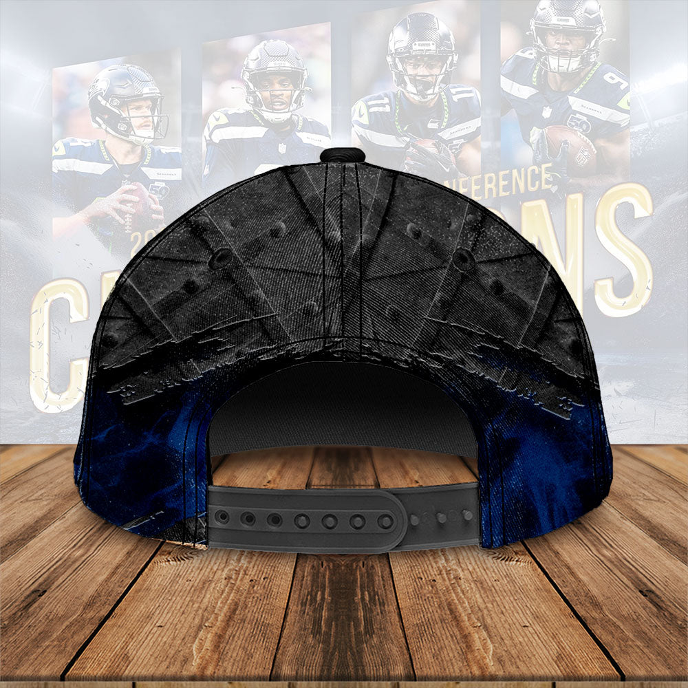 Seattle Seahawks 2025 NFC Champions Classic Cap – HOATT15903