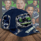 Seattle Seahawks 2025 NFC Champions Classic Cap – TMTHU3701