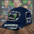 Seattle Seahawks 2025 NFC Champions Classic Cap – TMTHU3701