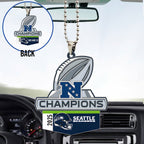 Seattle Seahawks 2025 NFC Champions Custom shape 2-sided Acrylic Car Ornament – TANTN20632