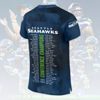 Seattle Seahawks 2025 NFC Champions 3D Football Jersey – HOATT15925