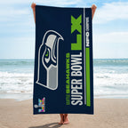 Seattle Seahawks NFC Champions Rectangle Beach Towel – MAITM14605