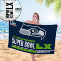 Seattle Seahawks NFC Champions Rectangle Beach Towel – MAITM14605