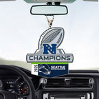 Seattle Seahawks 2025 NFC Champions Custom shape 2-sided Acrylic Car Ornament – MAITM14606