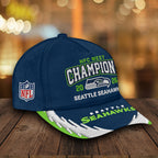 Seattle Seahawks 2025 NFC West Champions Classic Cap – HOATT15747