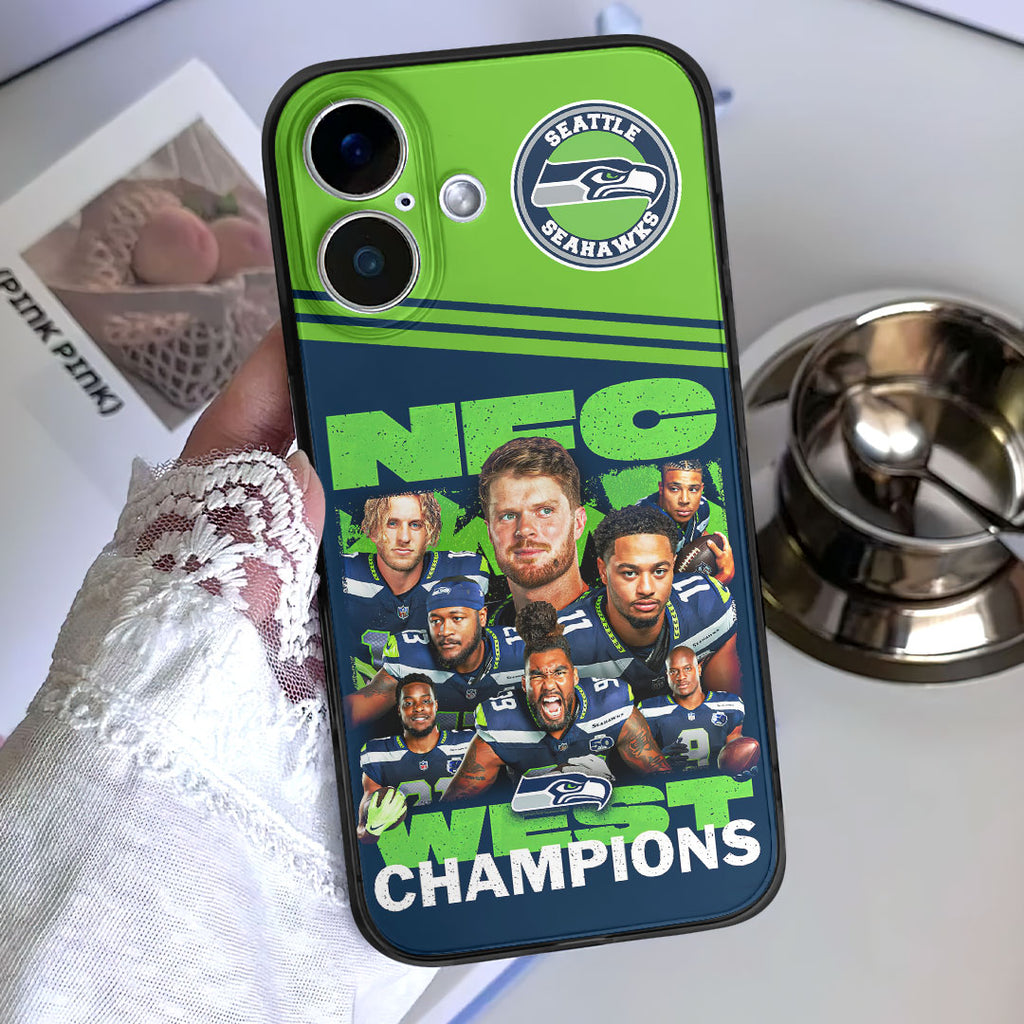 Seattle Seahawks 2025 NFC West Champions Phone Case – HOATT15758
