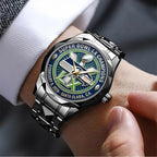 Seattle Seahawks 2025 Super Bowl LX Champions Alloy Luxury Quartz Watch – TANTN20969
