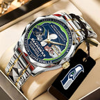 Seattle Seahawks 2025 Super Bowl LX Champions Alloy Luxury Quartz Watch – TANTN21042
