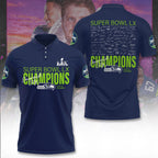 Seattle Seahawks 2025 Super Bowl LX Champions 3D Apparel – TANTN20981