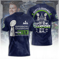 Seattle Seahawks 2025 Super Bowl LX Champions 3D Apparel – TANTN21019