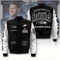 Seattle Seahawks 2025 Super Bowl LX Champions 3D Bomber Jacket – TANTN21092